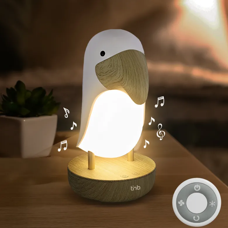 T'nb veilleuse toucan - lumière douce et sons relaxants pour des nuits calmes