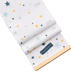 Toise déco étoiles bleues et jaunes
