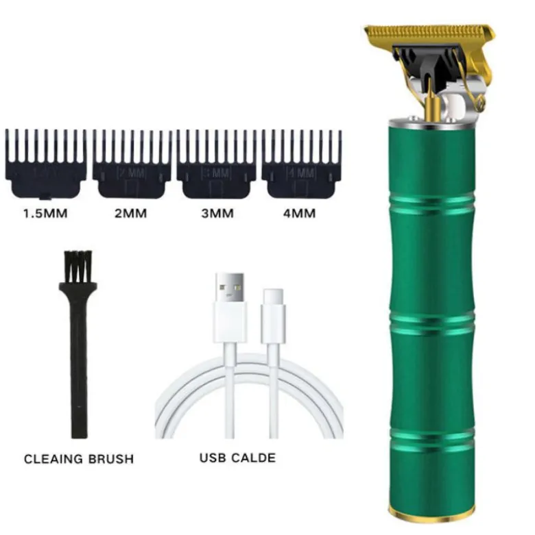 Tondeuse électrique professionnelle rechargeable vert herzberg hg04104-gre
