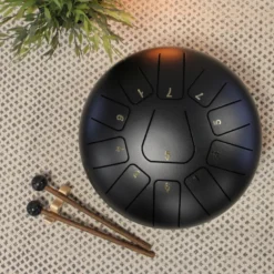 Tongue drum noir diamètre 25 cm