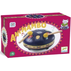 Tongue drum tambour en métal pour enfant Djeco