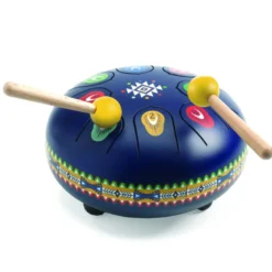 Tongue drum tambour en métal pour enfant Djeco