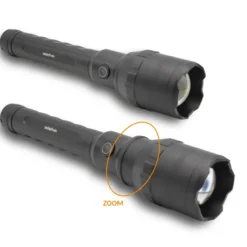 Torche ultra power 10000 lumens led cob zoom rechargeable