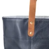 Tote bag cuir emilie marine