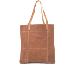 Tote bag cuir emilie suède