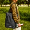 Tote bag isotherme-noir-16l-zippé-compartiment séparés Noir