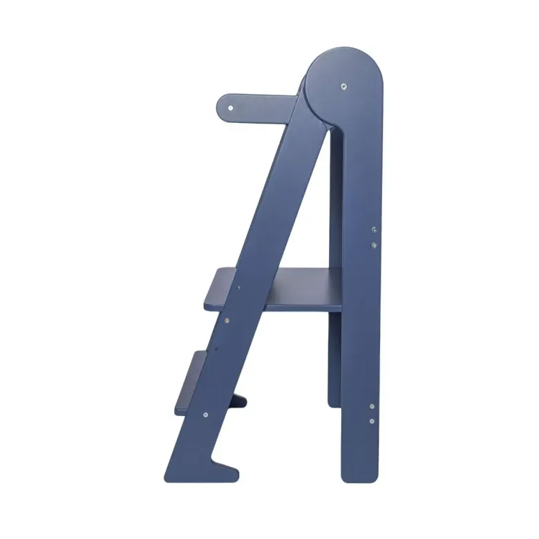 Tour d'apprentissage pliable premium montessori bleu marine Bleu