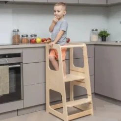 Tour d'apprentissage premium montessori crème beige Beige
