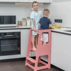 Tour d'apprentissage premium montessori rose Rose