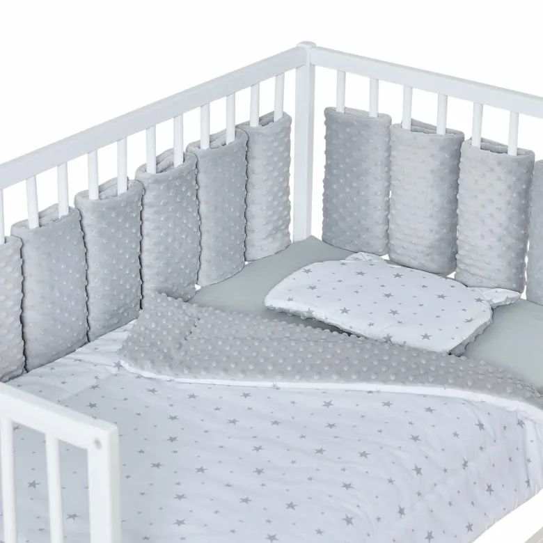 Tour de lit 10 pièces modulable minky