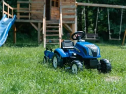 Tracteur enfant new holland avec remorque 2 à 5 ans - falk