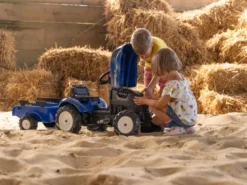Tracteur enfant new holland avec remorque 2 à 5 ans - falk