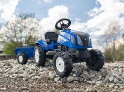 Tracteur enfant new holland avec remorque 2 à 5 ans - falk