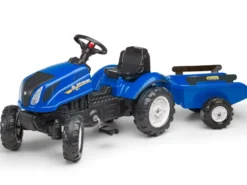 Tracteur enfant new holland avec remorque 2 à 5 ans - falk