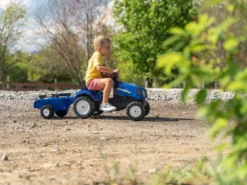 Tracteur enfant new holland avec remorque 2 à 5 ans - falk