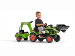 Tractopelle enfant claas arion 410 avec remorque + excavatrice 2 à 5 ans - falk