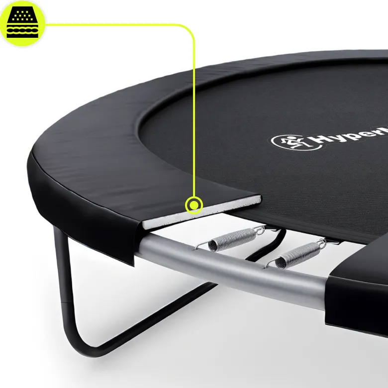 Trampoline de jardin enfant 244cm (8ft) avec filet de sécurité et échelle