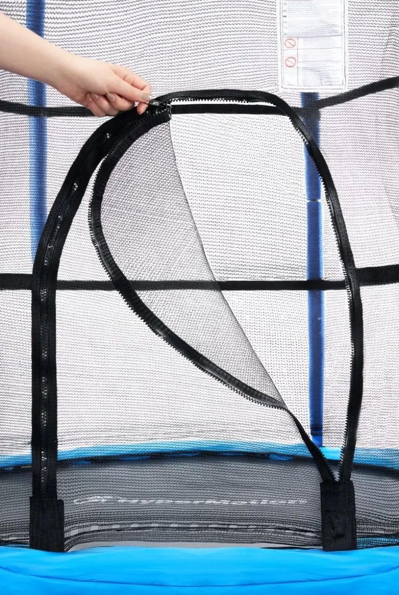 Trampoline enfant à filet de protection