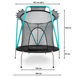 Trampoline enfant filet de sécurité 167