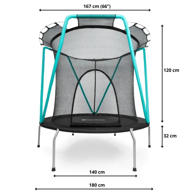 Trampoline enfant filet de sécurité 167