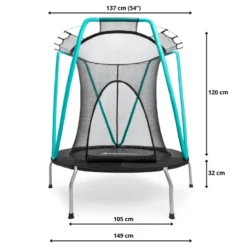 Trampoline enfant filet de sécurité 137