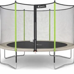 Trampoline jumpi taupe et vert 360