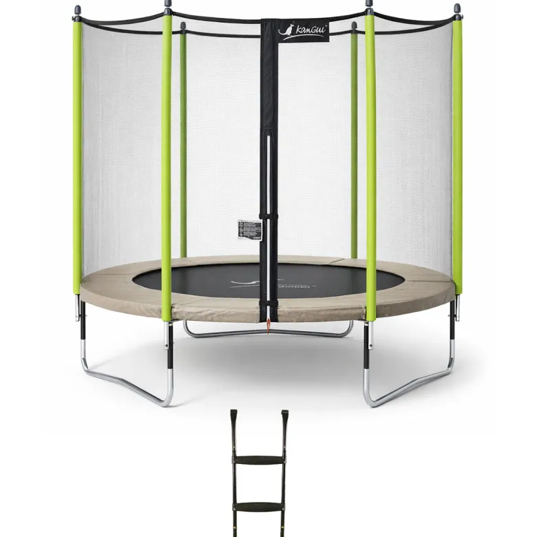 Trampoline jumpi taupe et vert 250