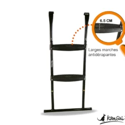 Trampoline jumpi taupe et vert 250