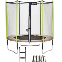 Trampoline jumpi taupe et vert 250