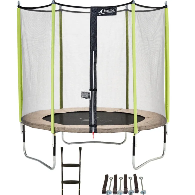 Trampoline jumpi taupe et vert 250