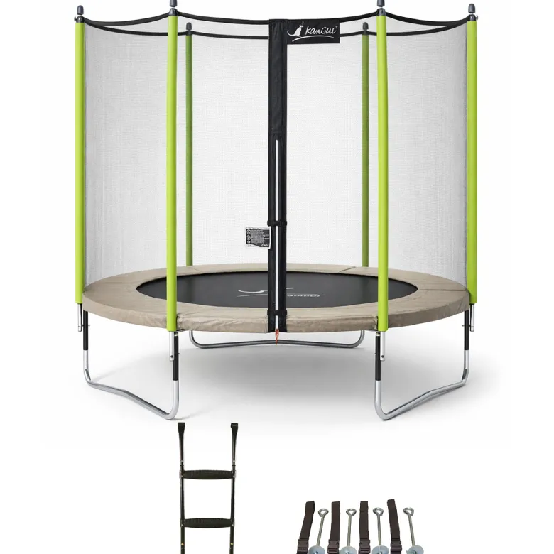 Trampoline jumpi taupe-vert 300