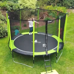 Trampoline jumpi vert et noir 300