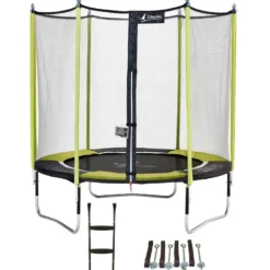 Trampoline jumpi vert et noir 250