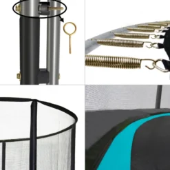 Trampoline punchi bleu 300