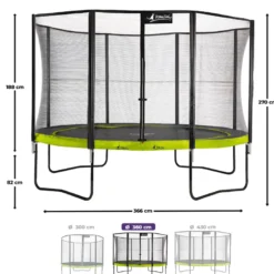 Trampoline punchi vert 360