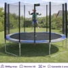 Trampoline ralli bleu-gris ø430