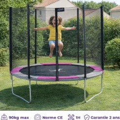 Trampoline ralli rose ø300