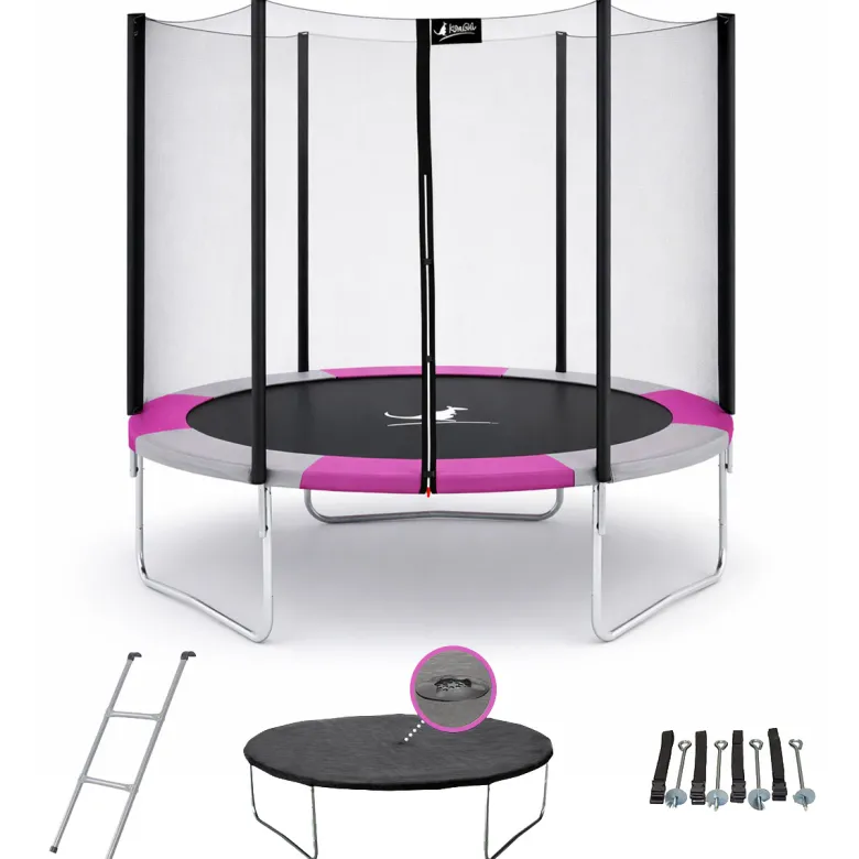 Trampoline ralli rose ø300