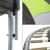 Trampoline yzi vert&nbsp;gris ø180