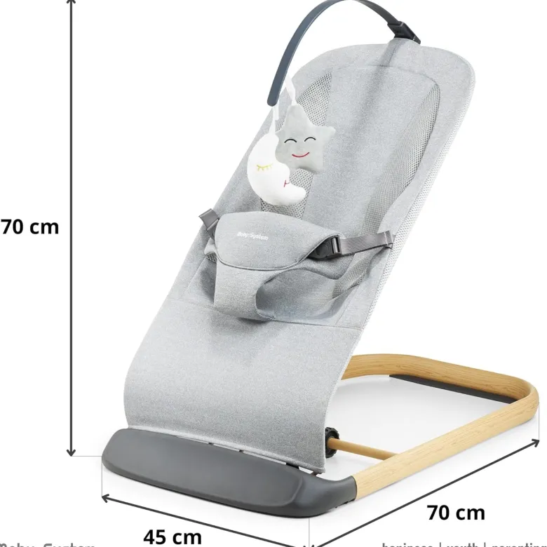 Transat bébé bascule réglable 9 kg max