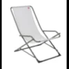 Transat - dondolina - alu. Anthracite batyline blanc&nbsp;gris l.92xl.63xh.83cm