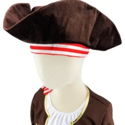 Tricorne cap'tain kidd + bandana - déguisement Unique