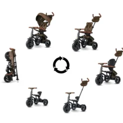Tricycle qplay rito deluxe marron