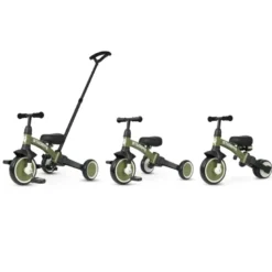 Tricycle qplay stager 3-en-1 vert