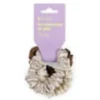 Trio chouchous pure soie certifiée Kaki, crème, marron