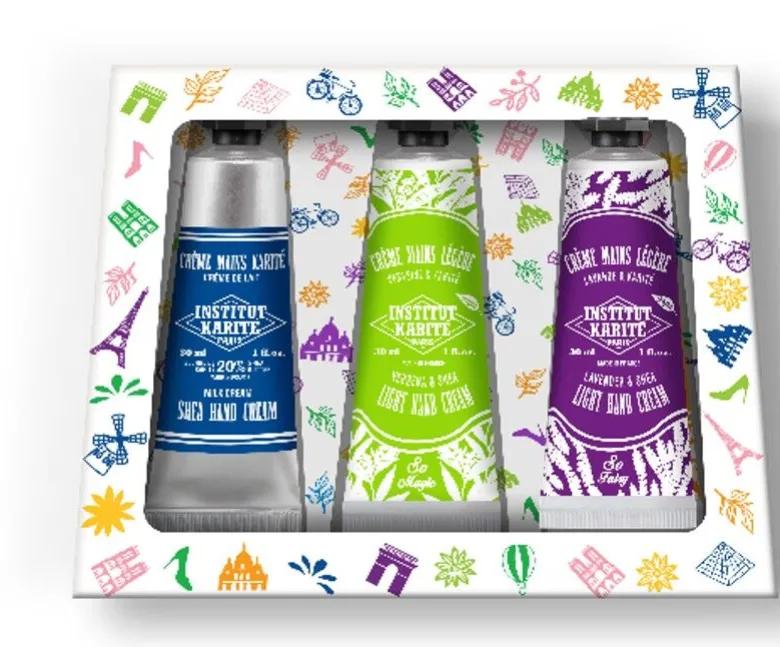 Trio parisien crèmes mains crème de lait, verveine et lavande