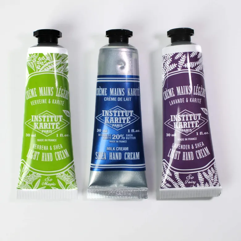 Trio parisien crèmes mains crème de lait, verveine et lavande