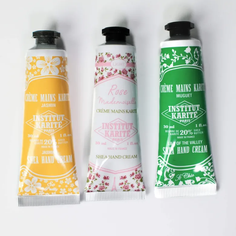 Trio parisien crèmes mains rose mademoiselle, jasmin et muguet