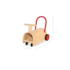 Trotteur porteur enzo bois-rouge
