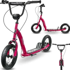 Trottinette enfant HyperMotion RUBY 12.2 12 pouces fuchsia